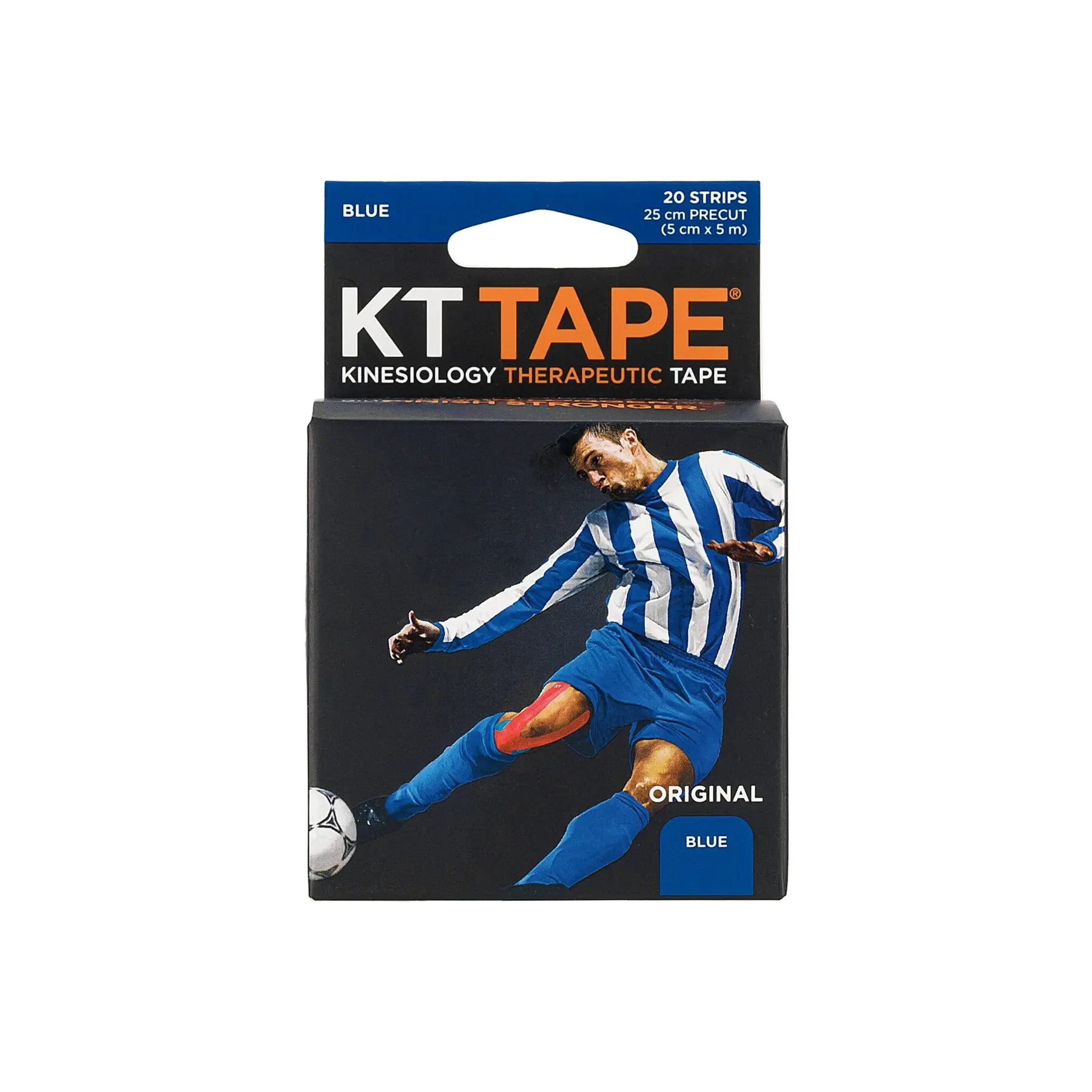KT Tape - Original Kinesiotape - Voorgesneden - 20 x 25cm strips - Blauw